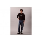 Calvin Klein Terry Monologo Relaxed Μπλούζα Με Λαιμόκοψη Ανδρική (LV04RD242G UB1)