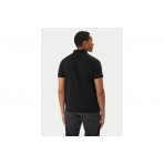 Calvin Klein Classic Monogram Ανδρικό Polo T-Shirt Μαύρο