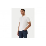 Calvin Klein Classic Monogram Ανδρικό Polo T-Shirt Λευκό