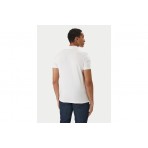 Calvin Klein Classic Monogram Ανδρικό Polo T-Shirt Λευκό
