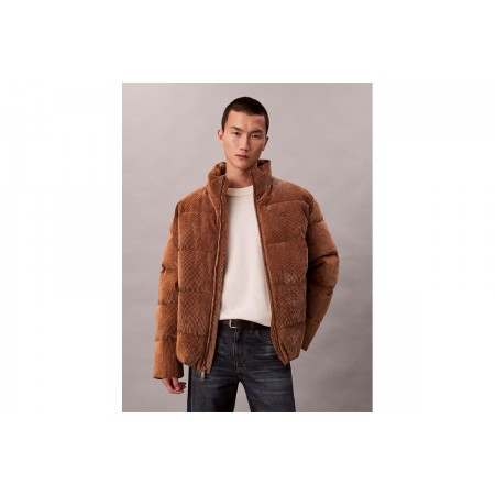Calvin Klein Corduroy Μπουφάν Puffer Ανδρικό 