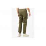 Calvin Klein Skinny Ανδρικό Παντελόνι Cargo Χακί