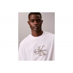 Calvin Klein Monologo Graphic Relaxed T-Shirt Ανδρικό (LV04RE815G YAF)