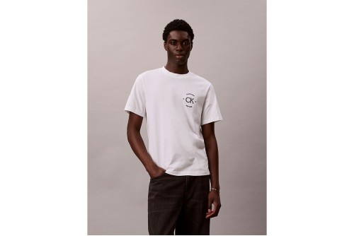 Calvin Klein Embroidered Logo T-Shirt Ανδρικό (LV04RE825G YAF)
