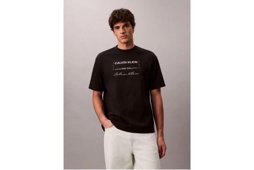 Calvin Klein Graphic Seasonal T-Shirt Ανδρικό (LV04RE827G UB1)