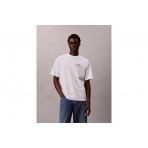 Calvin Klein Relaxed Script Logo T-Shirt Ανδρικό (LV04RE828G YAF)