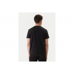 Calvin Klein Jersey Classic Monologo Ανδρικό Κοντομάνικο T-Shirt Μαύρο