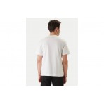 Calvin Klein Embroidered Logo Ανδρικό Κοντομάνικο T-Shirt Λευκό