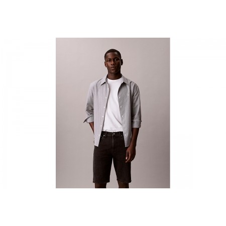 Calvin Klein Slim Denim Βερμούδα Τζιν Ανδρική 