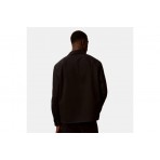 Calvin Klein Cotton Twill Utility Overshirt Ανδρικό Μακρυμάνικο Πουκάμισο Μαύρο