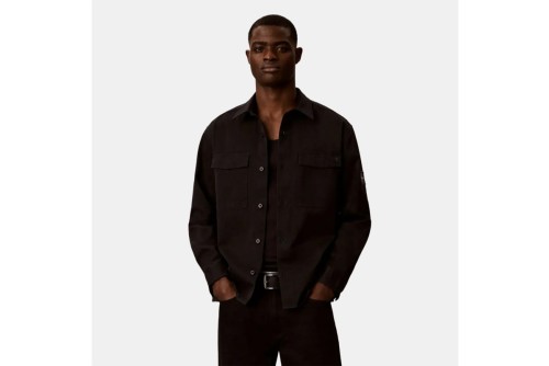 Calvin Klein Cotton Twill Utility Overshirt Πουκάμισο Μακρυμάνικο Ανδρικό (LV04RG121G UB1)