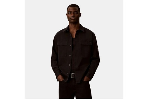 Calvin Klein Cotton Twill Utility Overshirt Πουκάμισο Μακρυμάνικο Ανδρικό (LV04RG121G UB1)