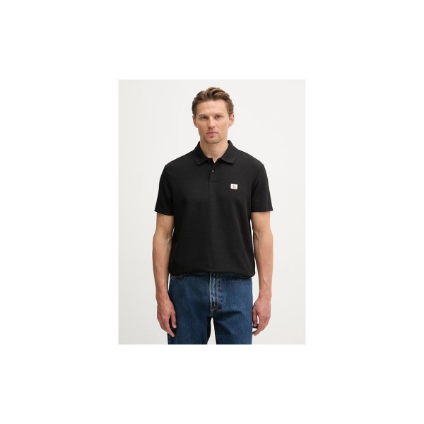 Calvin Klein Micro Waffle Classic Badge Polo Ανδρικό (LV04RG217G UB1)