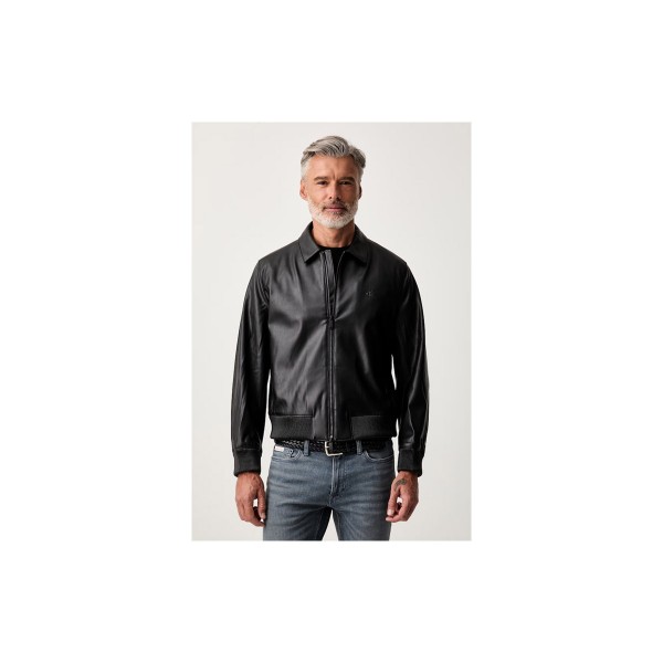 Calvin Klein Faux Leather Μπουφάν Bomber Δερματίνη Ανδρικό (LV04RG406G UB1)