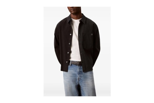 Calvin Klein Cotton Canvas Πουκάμισο Μακρυμάνικο Ανδρικό (LV04RG407G UB1)