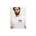 Calvin Klein Resort Graphic Ανδρικό Κοντομάνικο T-Shirt Λευκό