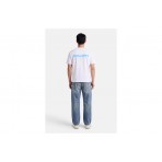 Calvin Klein Relaxed Back Logo Ανδρικό Κοντομάνικο T-Shirt Λευκό