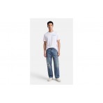 Calvin Klein Relaxed Back Logo Ανδρικό Κοντομάνικο T-Shirt Λευκό