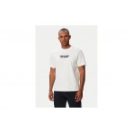 Calvin Klein Ανδρικό Κοντομάνικο T-Shirt Λευκό, Μαύρο