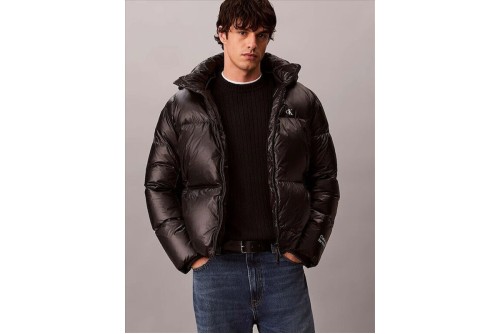 Calvin Klein Shiny Nylon Down Μπουφάν Puffer Ανδρικό (LV04RH505G UB1)