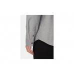 Calvin Klein Solid Classic Oxford Ανδρικό Μακρυμάνικο Πουκάμισο Γκρι