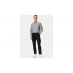 Calvin Klein Solid Classic Oxford Ανδρικό Μακρυμάνικο Πουκάμισο Γκρι