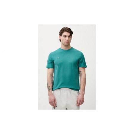 Calvin Klein Classic Monogram Ανδρικό Κοντομάνικο T-Shirt Τυρκουάζ