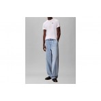 Calvin Klein Ανδρικό Κοντομάνικο T-Shirt Λευκό