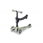 Micro Mini2Grow Deluxe LED Βρεφικό - Παιδικό Πατίνι Λαδί