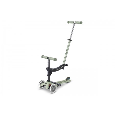 Micro Mini2Grow Deluxe LED Βρεφικό - Παιδικό Πατίνι Λαδί