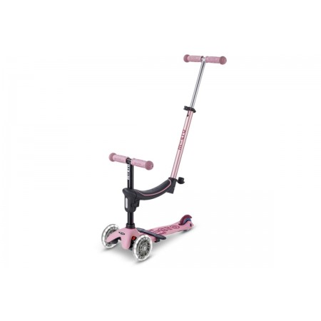 Micro Mini2Grow Deluxe LED Βρεφικό - Παιδικό Πατίνι Ροζ