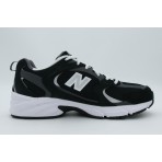 New Balance 530 Unisex Sneakers Μαύρα, Γκρι Σκούρο, Λευκά