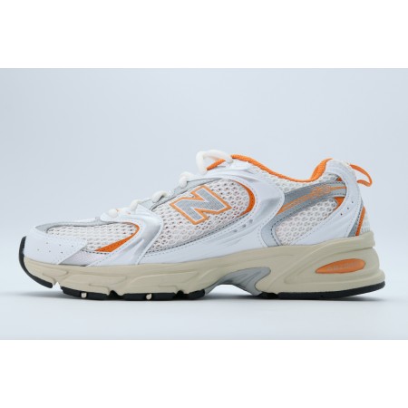 New Balance 530 Unisex Sneakers Λευκά, Πορτοκαλί, Ασημί, Μπεζ