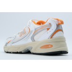 New Balance 530 Unisex Sneakers Λευκά, Πορτοκαλί, Ασημί, Μπεζ