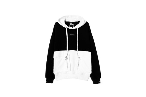 Mwm Capsule Hoodie (MW061810384 BLACK-WHITE)