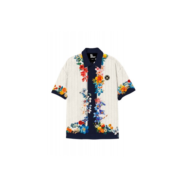 Mwm Floral Short Sleeve Πουκάμισο Κοντομάνικο (MW082080542 ECRU)