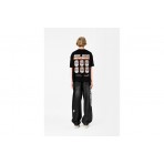 MWM Design Unisex Κοντομάνικο T-Shirt Μαύρο, Κόκκινο, Λευκό