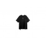 Mwm Cords Back Circle Logo Patch Regular Fit T-Shirt (MW092020358 BLACK)