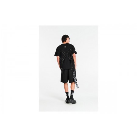 Mwm Cords Back Circle Logo Patch Regular Fit T-Shirt 