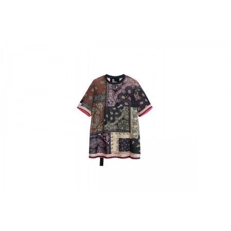 Mwm Oversized Silk Bandana T-Shirt 