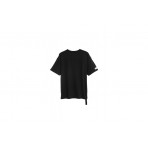 Mwm Square Pattern Soft Fabric T-Shirt (MW092020402 BLACK)