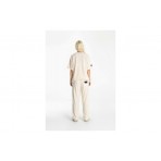 Mwm Square Pattem Soft Fabric T-Shirt (MW092020402 ECRU)