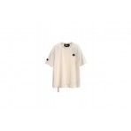 Mwm Square Pattem Soft Fabric T-Shirt (MW092020402 ECRU)