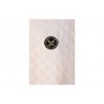 Mwm Square Pattem Soft Fabric T-Shirt (MW092020402 ECRU)
