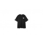 Mwm Teddy Bear Flock Patch Oversized T-Shirt (MW092020438 BLACK)