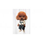 Mwm Teddy Bear Sweatwear Dog Print Regular Fit T-Shirt (MW092020454 WHITE)
