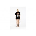 Mwm Teddy Bear Sweatwear Dog Print Regular Fit T-Shirt (MW092020456 BLACK)