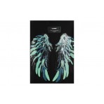 Mwm Jt Wings Sequin Wings Oversized T-Shirt (MW092030216 BLACK)