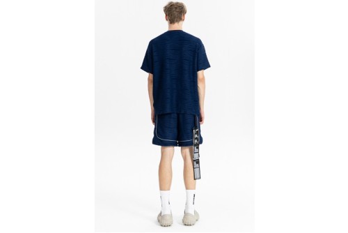 Mwm Two-Bone Pleated Texture Σορτς Αθλητικό (MW092040407 NAVY)