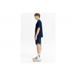 Mwm Two-Bone Pleated Texture Σορτς Αθλητικό (MW092040407 NAVY)